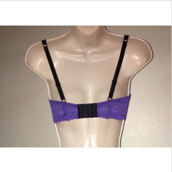 Affinitas Bra Purple Deep Violet Underwire NWT - Picture 3 of 3
